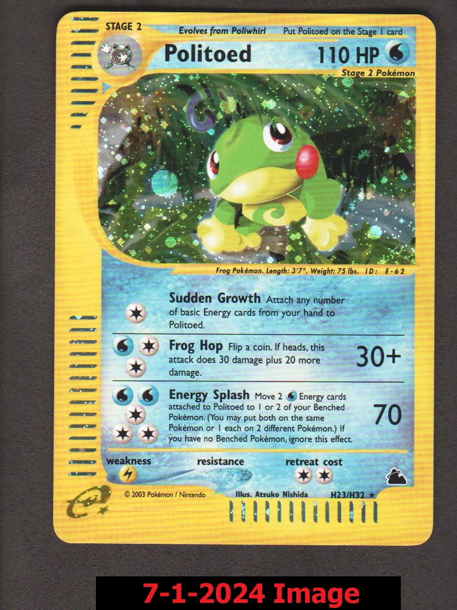 Politoed - H23/H32 - Holo Rare